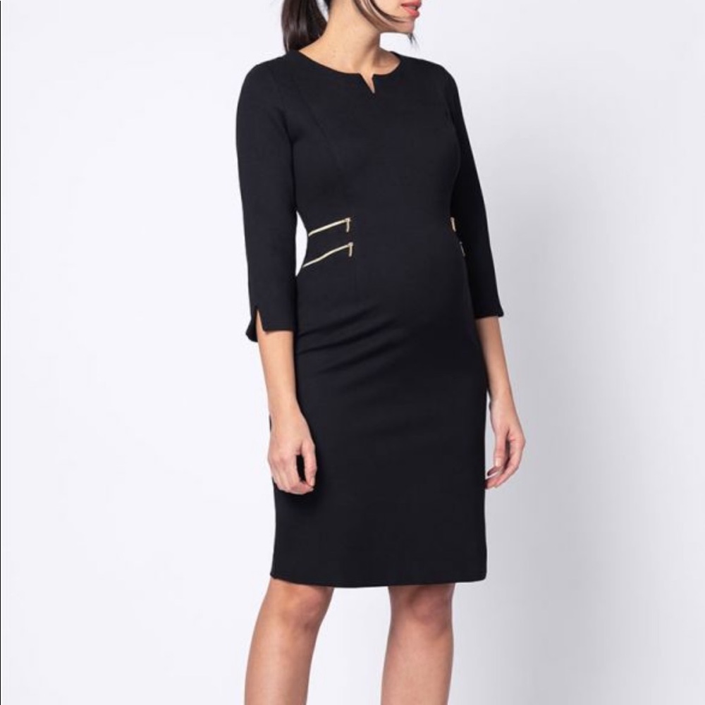 Seraphine black maternity dress, Size 12.